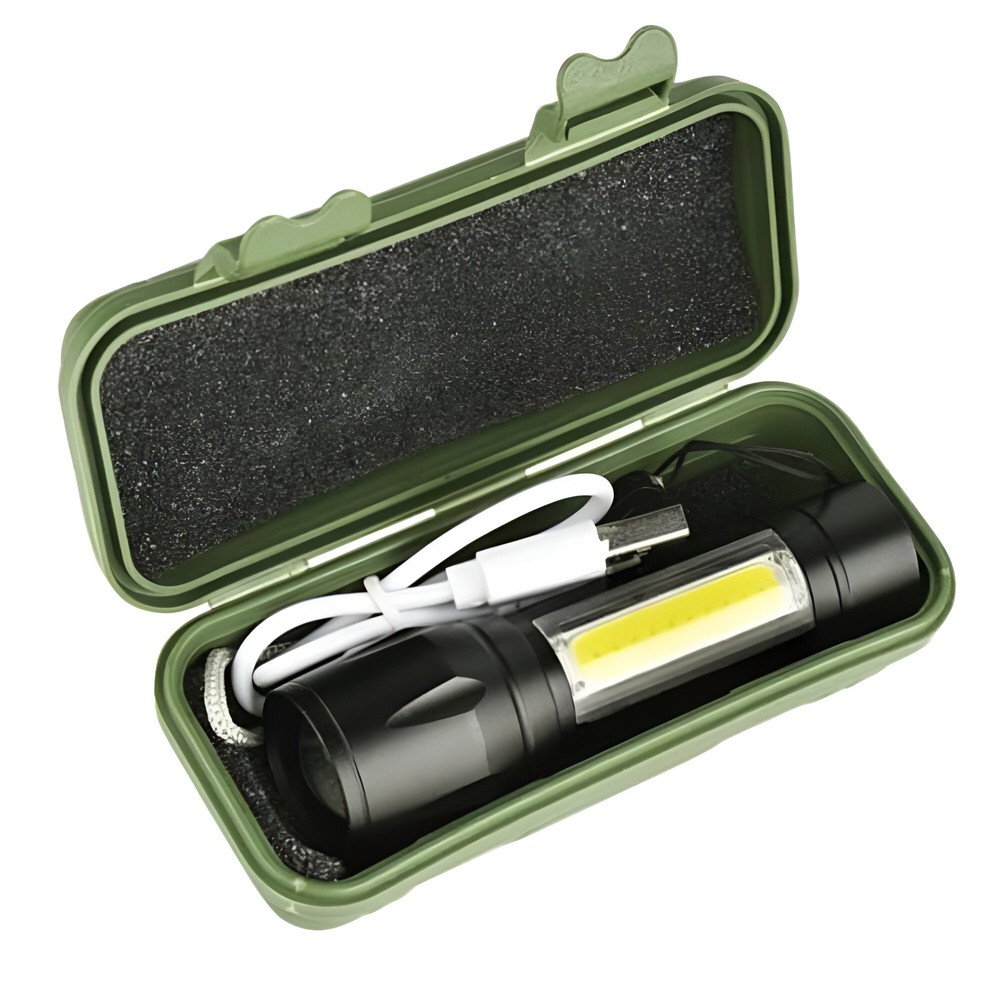 Mini Lanterna Camping T�tica Led Recarreg�vel 2000 Lumens
