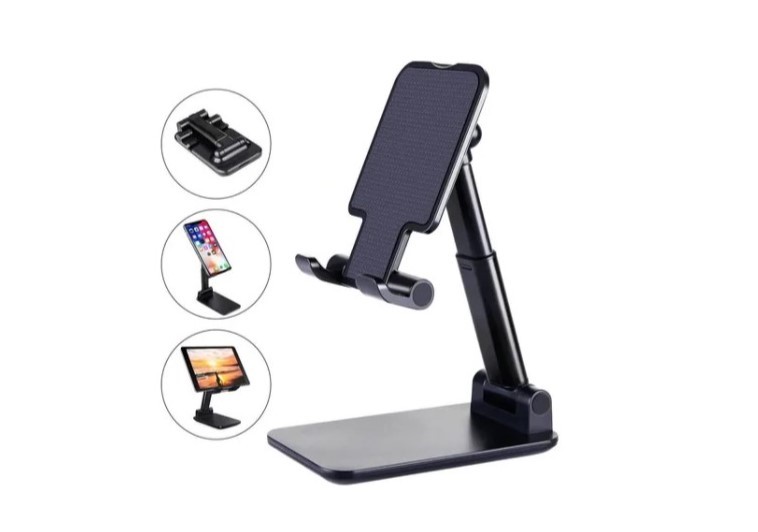 Suporte Para Celular De Mesa Ajust�vel - Preto