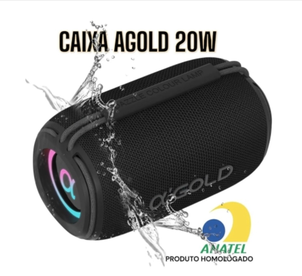 Caixa Som Bluetooth alto falante duplo 20W SM-22 Ipx 6