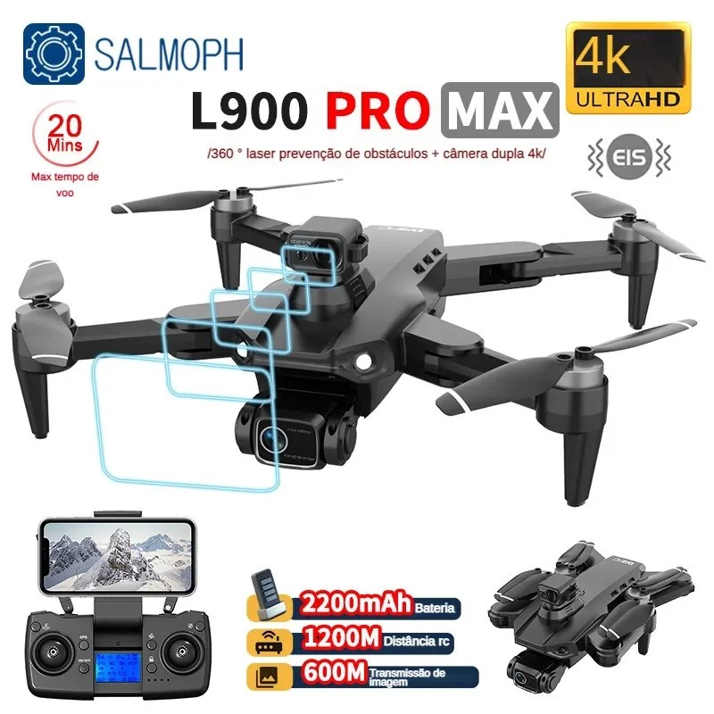 L900 Pro MAX Professional Drone With 4K Camera WIFI 360 Obstacle Avoidance Optic