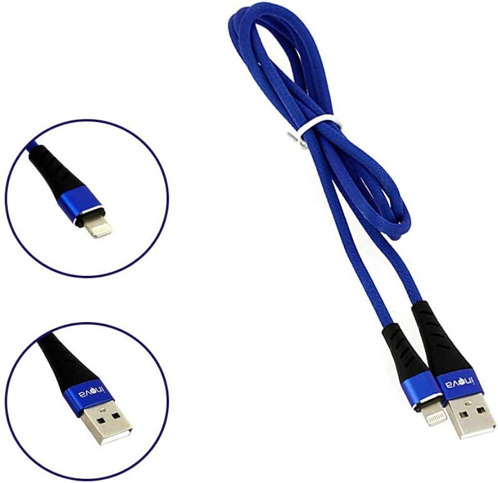 Cabo de dados LIGHTNING/USB 2.4A flex�vel NY - colors