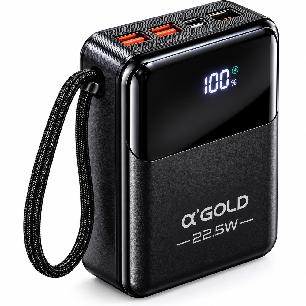 Carregador Port�til Power Bank 10.000mAh PRO BTE-48 Turbo 22,5W Visor Digital