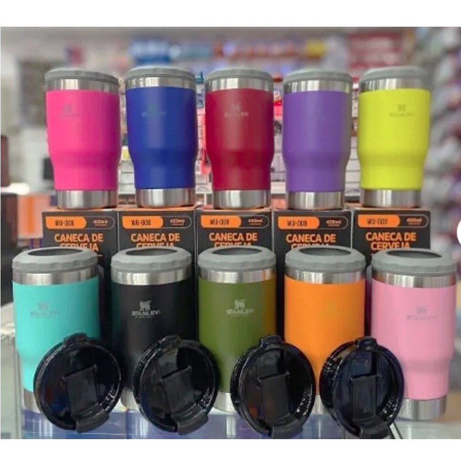 Copo T�rmico 5 Em 1 420 Ml / Suporte Long Neck E Latas