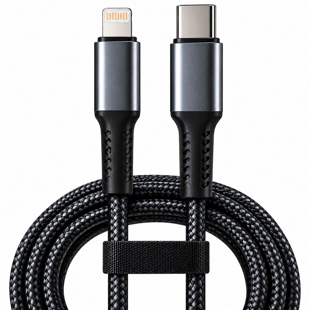 Cabo Turbo PD 30W USB-C p/ LIGHTNING 1M ? Carga R�pido e Transferencia de Dados