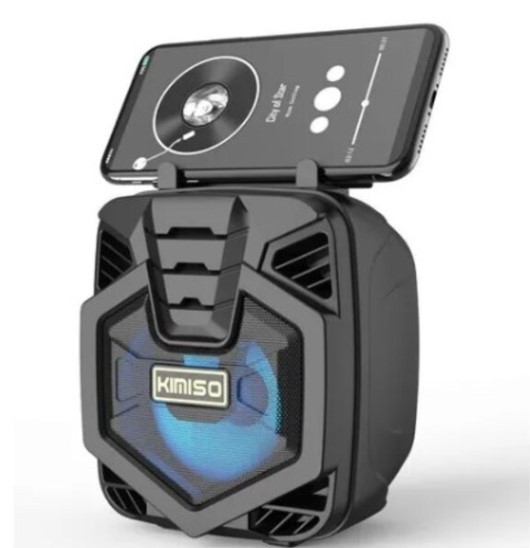 Caixa Som Port�til Bluetooth 5.0 Kimiso Led